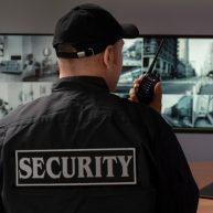 portrait male security guard