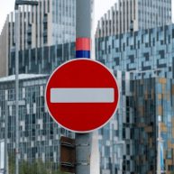 Highway Communication No entry Sign